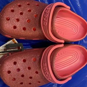Classic glitter crocs
